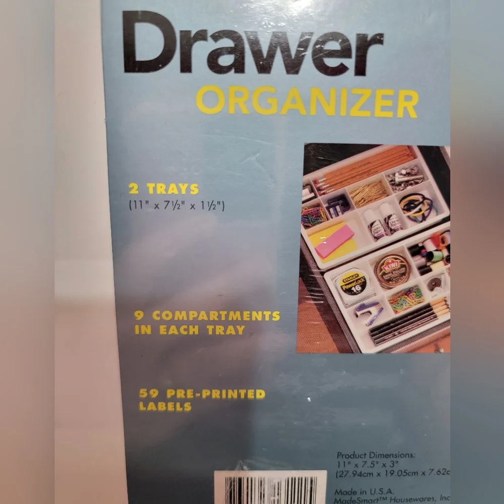 MadeSmart 2 Drawer Organizers Jewelry beads tools 11